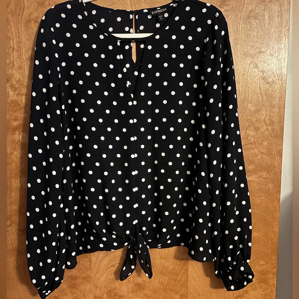Express Polka Dot Blouse